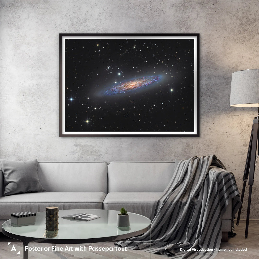 Michael Sidonio: Floating Metropolis (NGC 253) Poster