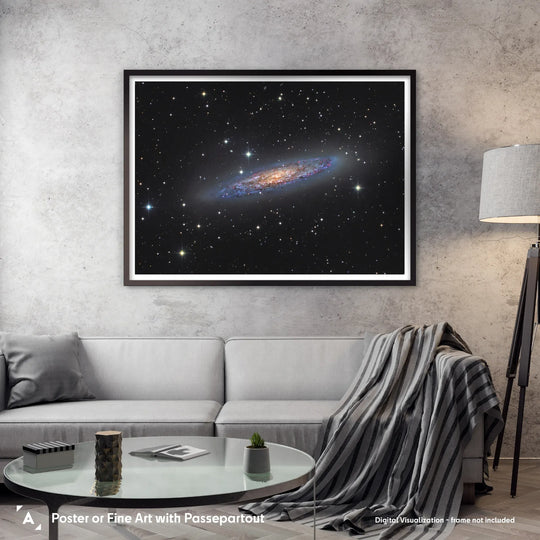 Michael Sidonio: Floating Metropolis (NGC 253) Poster