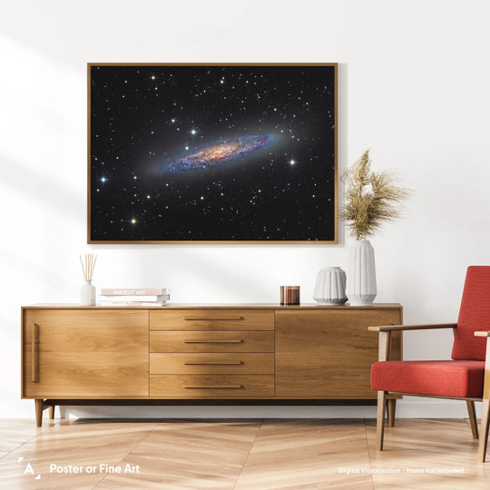 Michael Sidonio: Floating Metropolis (NGC 253) Poster