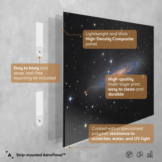 Michael Sidonio: Floating Metropolis (NGC 253) Poster