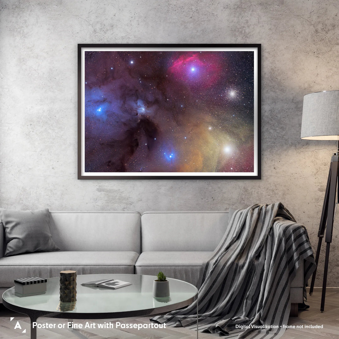 Michael Sidonio: Rho Ophiuchi Region Poster