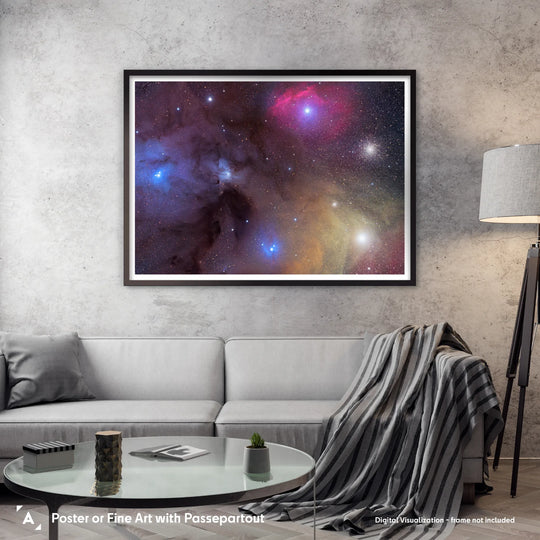 Michael Sidonio: Rho Ophiuchi Region Poster
