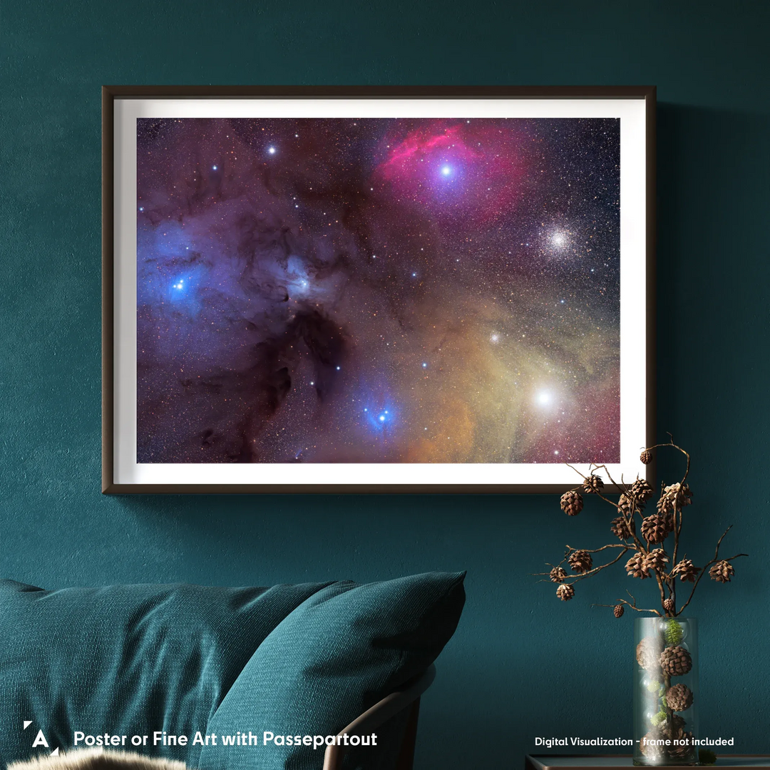 Michael Sidonio: Rho Ophiuchi Region Poster