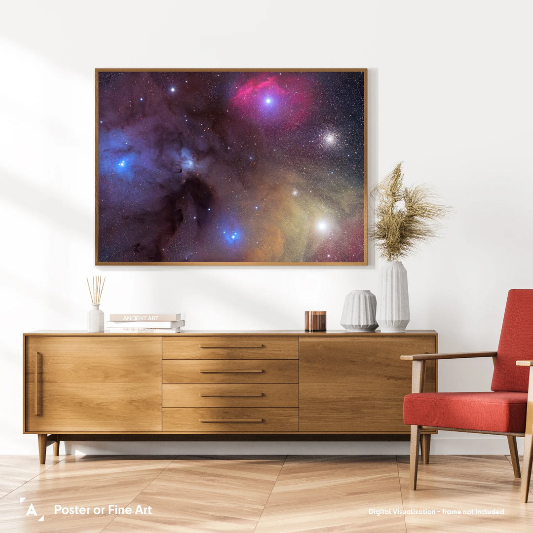 Michael Sidonio: Rho Ophiuchi Region Poster