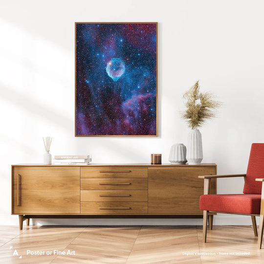 Michael Sidonio: Cosmic Dolphin (SH2-308) Poster