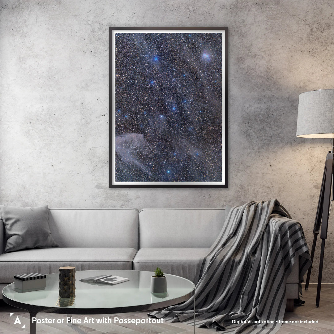 Michael Sidonio: Sharpless 63 - Barnard's Galaxy Ghost (SH2-63) Poster