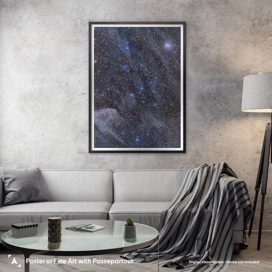 Michael Sidonio: Sharpless 63 - Barnard's Galaxy Ghost (SH2-63) Poster
