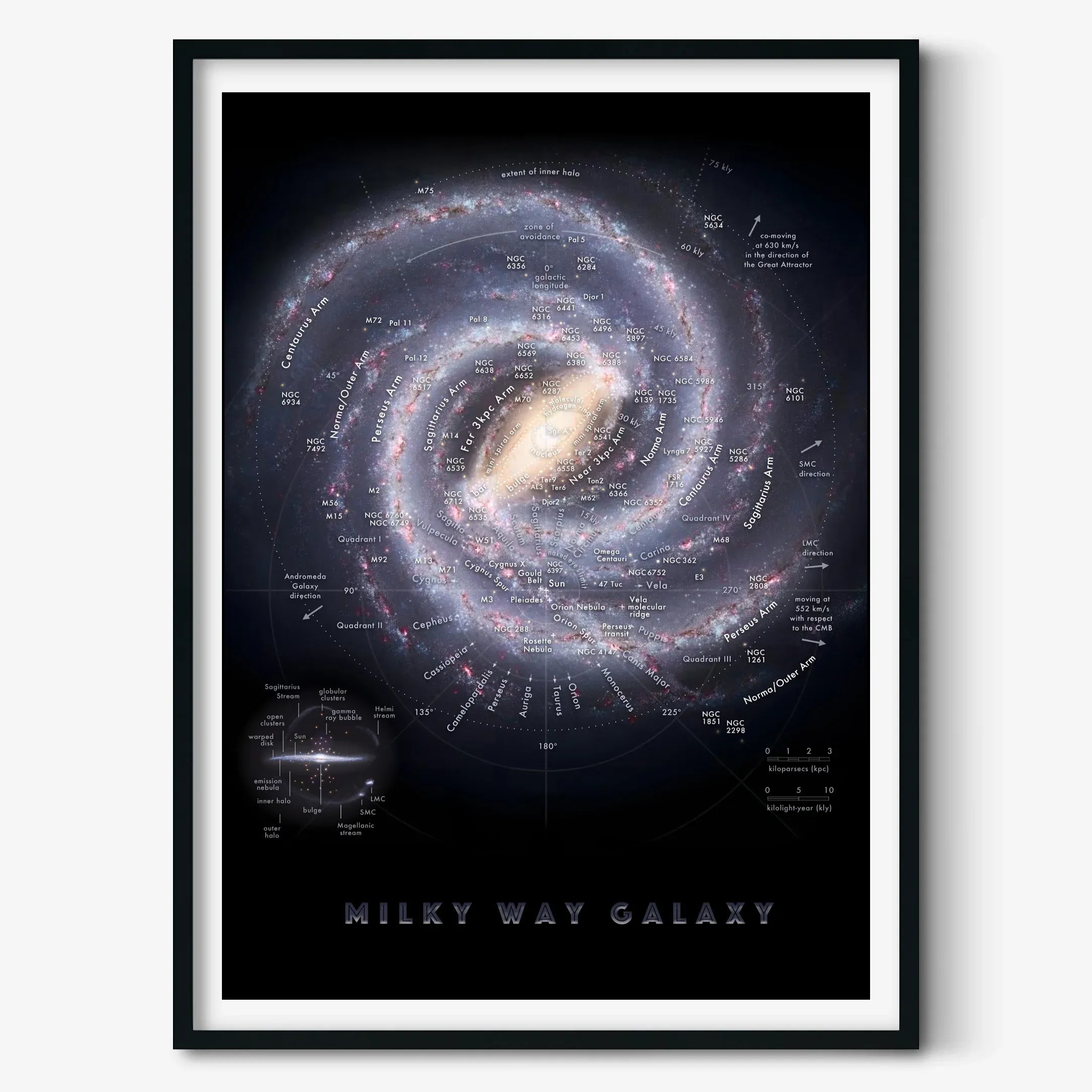 Milky Way Map – Astrography