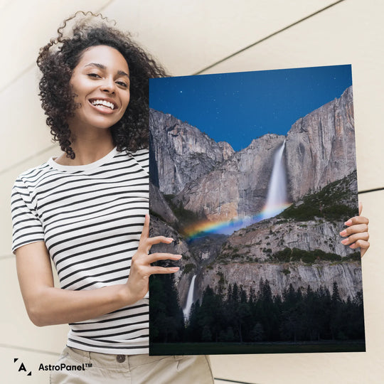 Marcin Zajac: Moonbow at Yosemite Falls Poster
