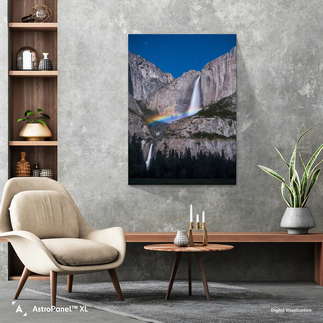 Marcin Zajac: Moonbow at Yosemite Falls Poster