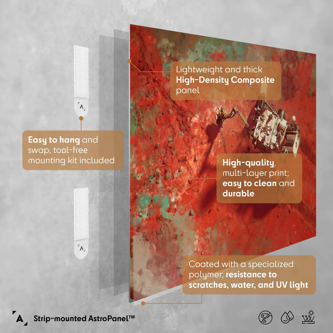 Maciej Rebisz: MSL Curiosity Poster