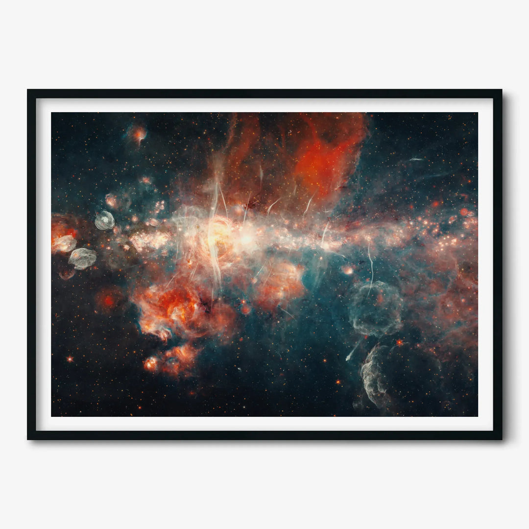Mysterious Strands in Milky Way’s Center Poster