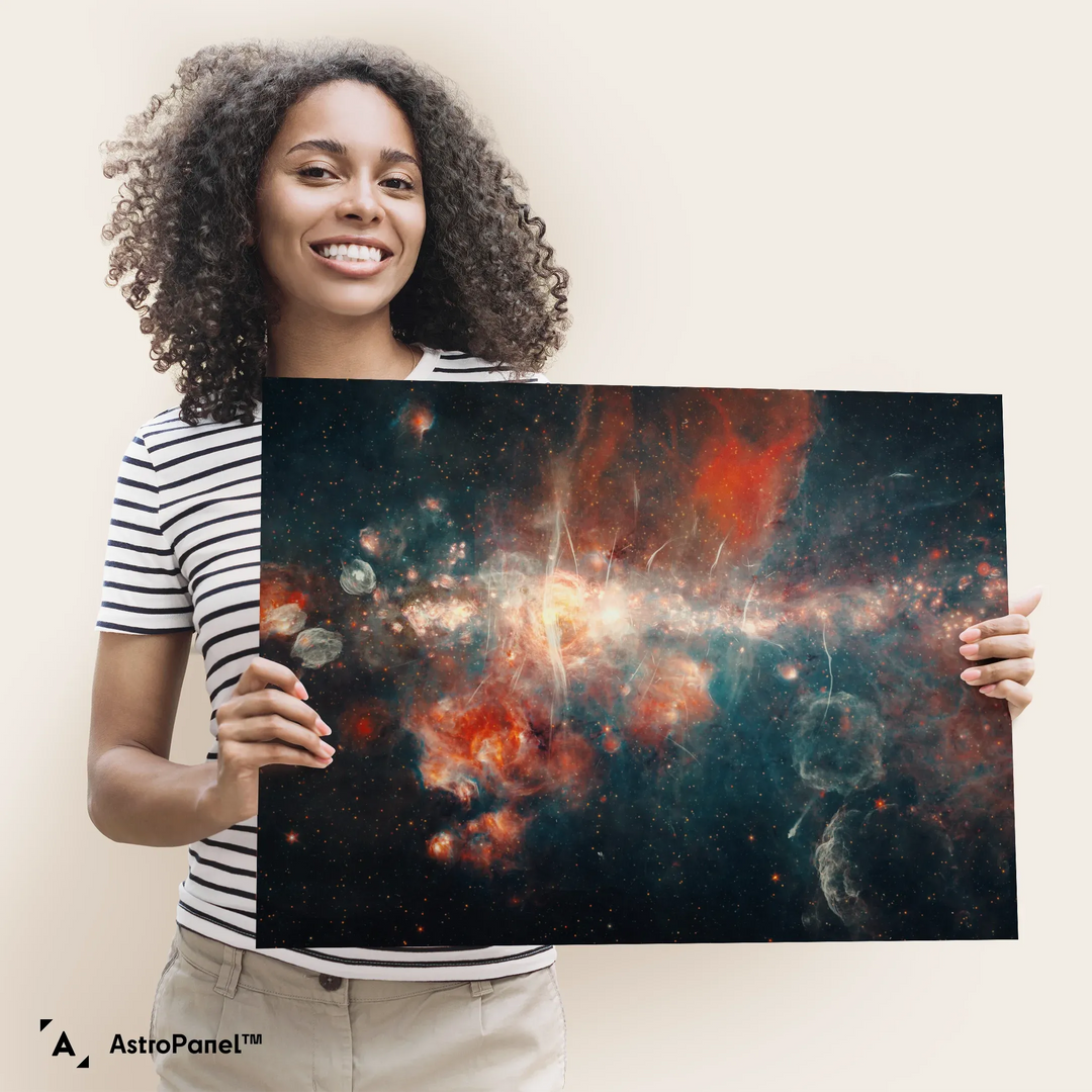 Mysterious Strands in Milky Way’s Center Poster
