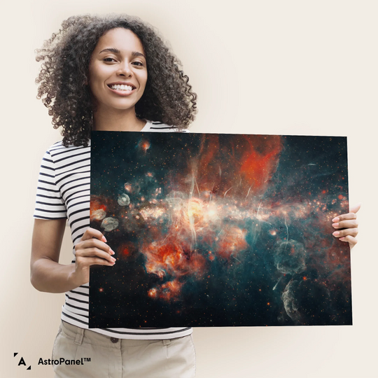Mysterious Strands in Milky Way’s Center Poster