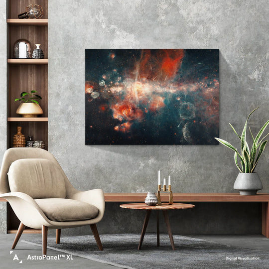 Mysterious Strands in Milky Way’s Center Poster