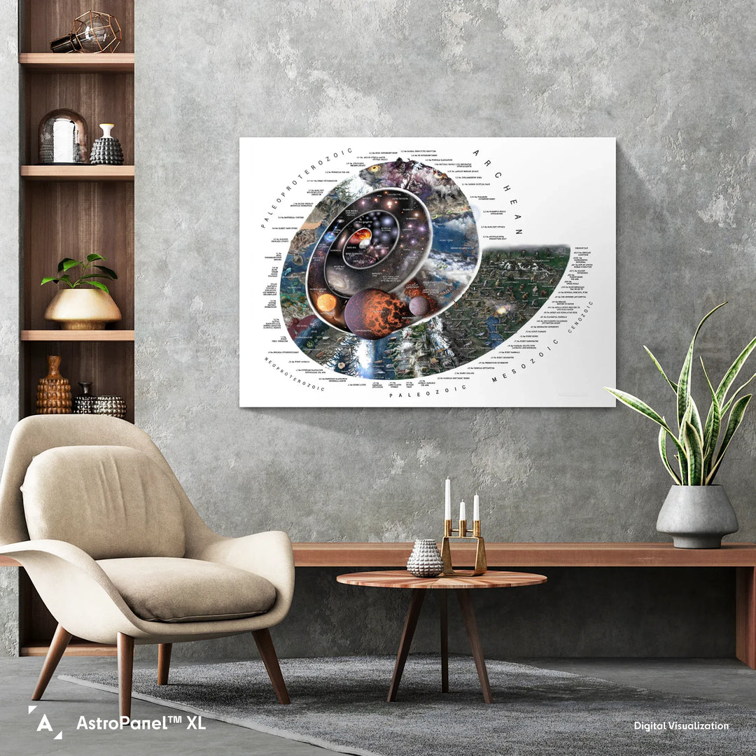 Pablo Carlos Budassi: Nature Timespiral Poster (white version)