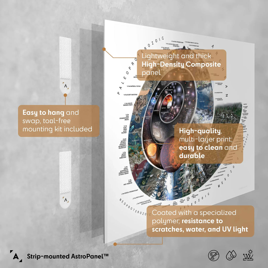 Pablo Carlos Budassi: Nature Timespiral Poster (white version)