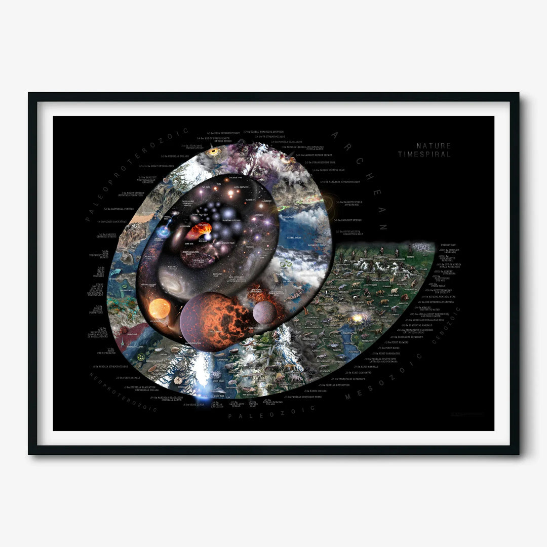 Pablo Carlos Budassi: Nature Timespiral Poster
