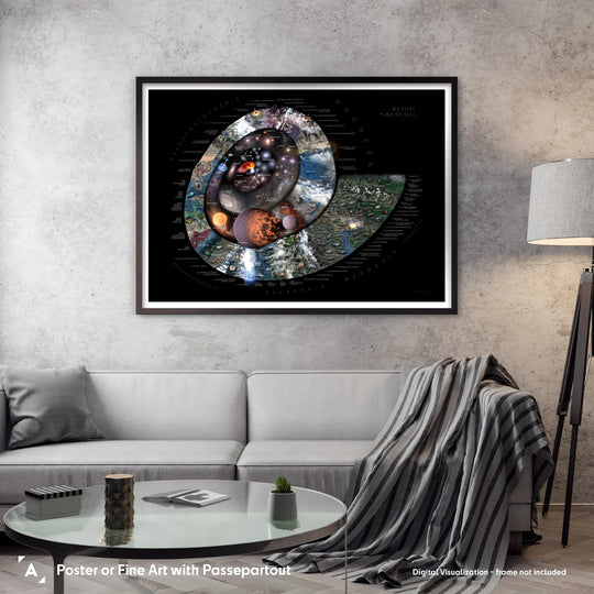 Pablo Carlos Budassi: Nature Timespiral Poster