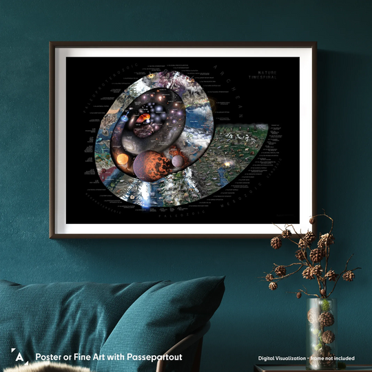 Pablo Carlos Budassi: Nature Timespiral Poster