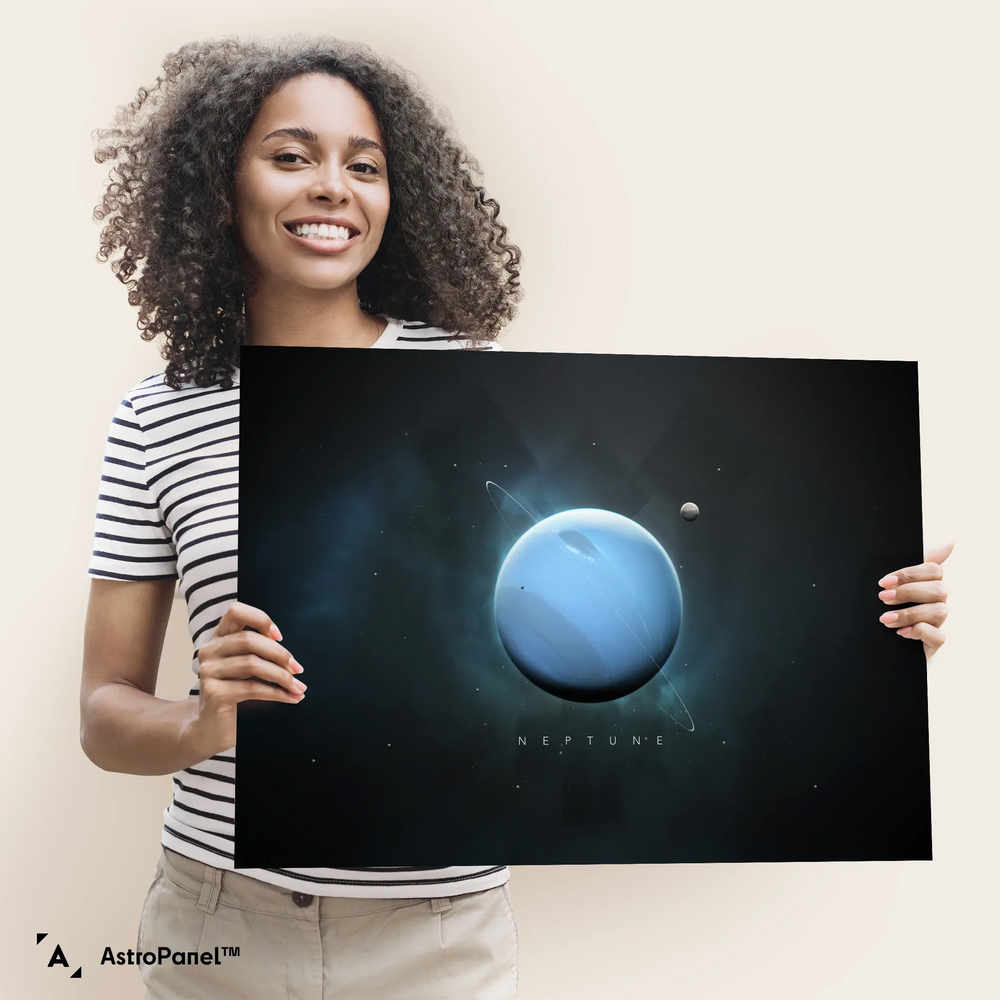 A Portrait of the Solar System: Neptune Poster