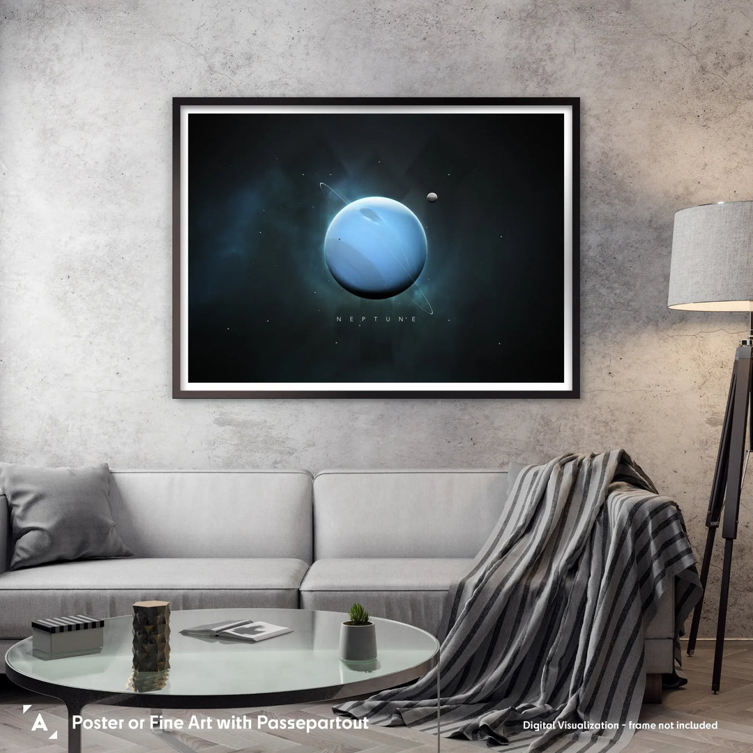 A Portrait of the Solar System: Neptune Poster