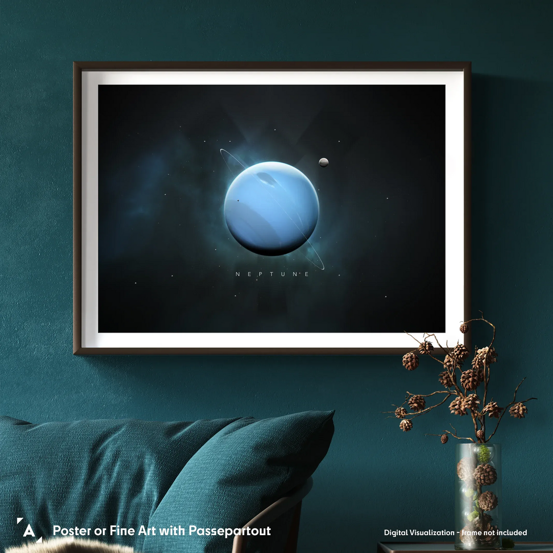 A Portrait of the Solar System: Neptune Poster