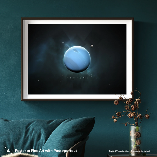 A Portrait of the Solar System: Neptune Poster