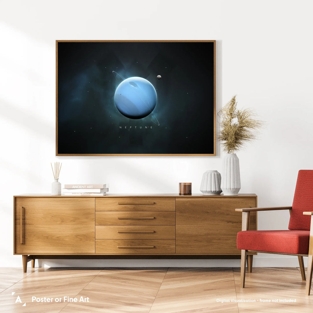 A Portrait of the Solar System: Neptune Poster