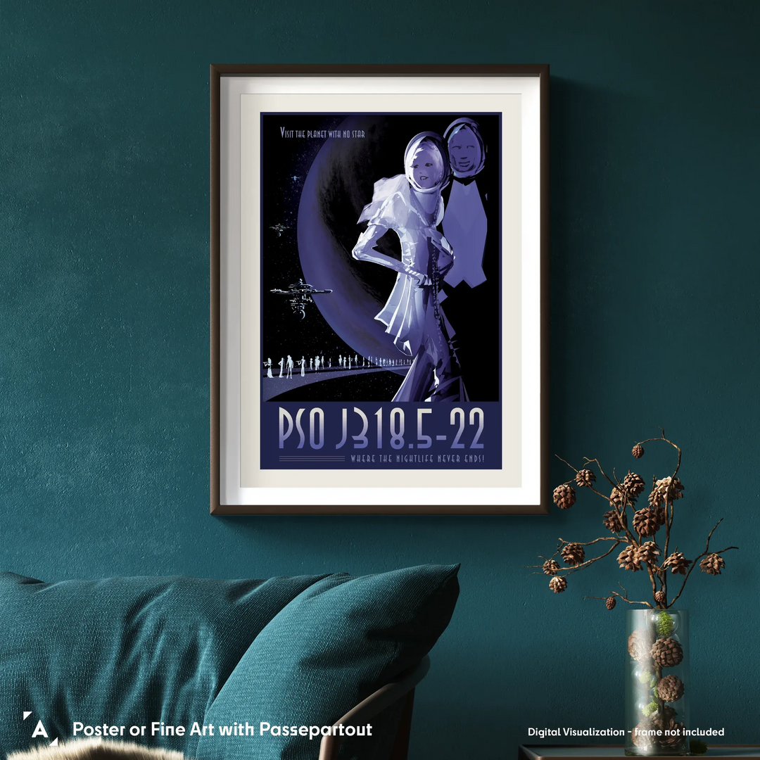 Night Life: NASA Visions of the Future Poster