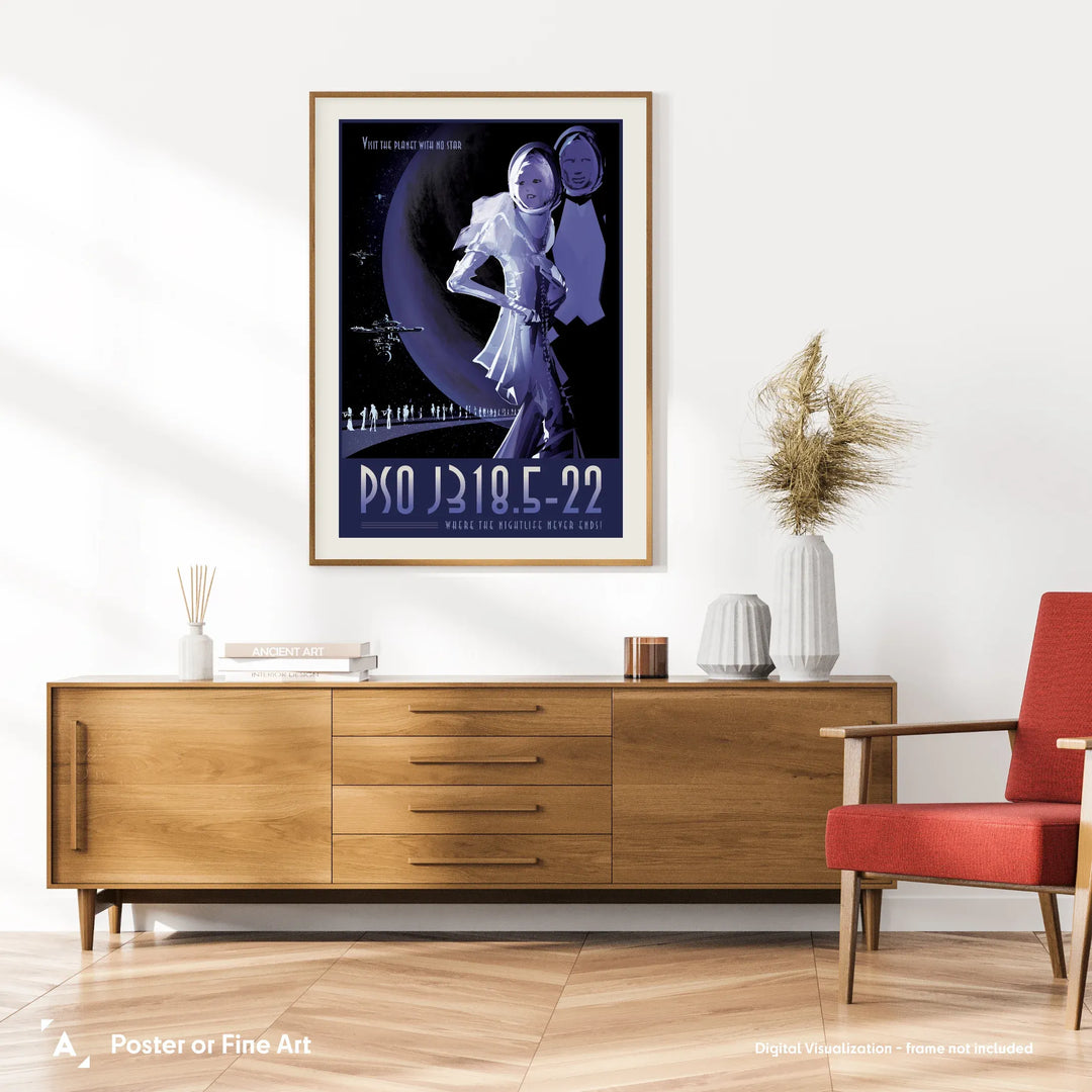 Night Life: NASA Visions of the Future Poster