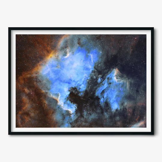 Bogdan Jarzyna: North America and Pelican Nebulae Poster