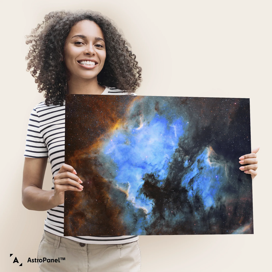 Bogdan Jarzyna: North America and Pelican Nebulae Poster