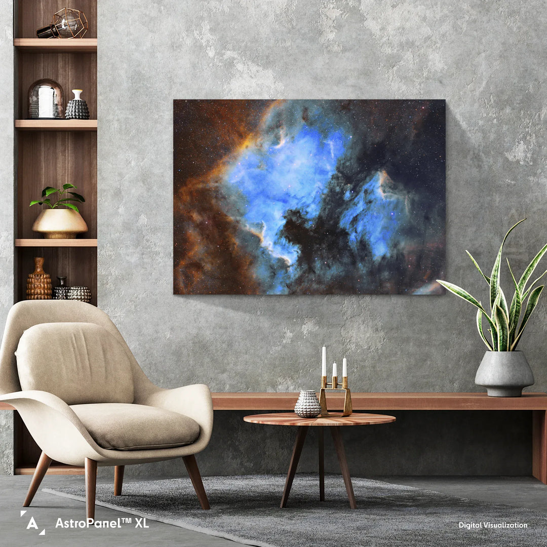 Bogdan Jarzyna: North America and Pelican Nebulae Poster