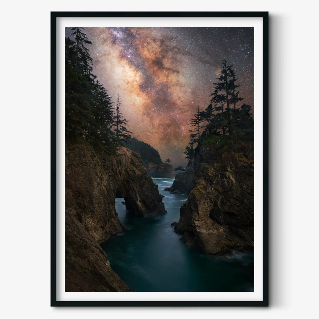 Marcin Zajac: Milky Way on the Oregon Coast Poster