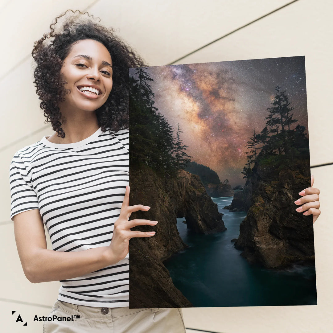 Marcin Zajac: Milky Way on the Oregon Coast Poster