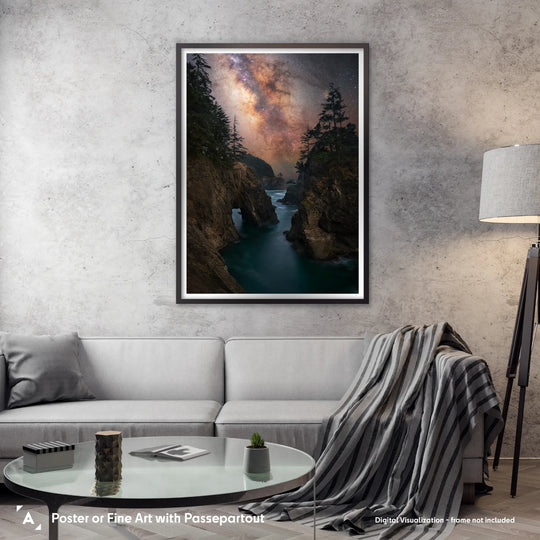 Marcin Zajac: Milky Way on the Oregon Coast Poster