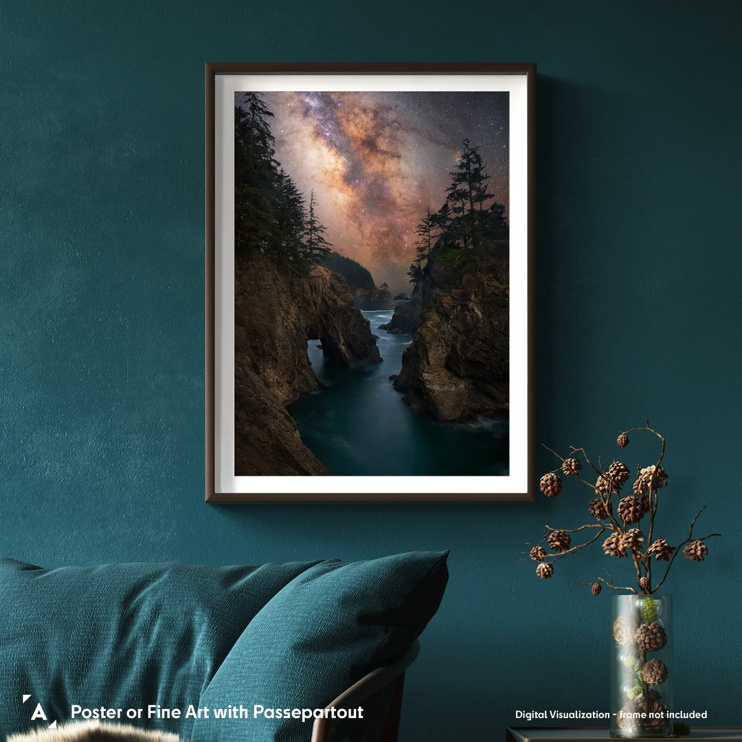 Marcin Zajac: Milky Way on the Oregon Coast Poster
