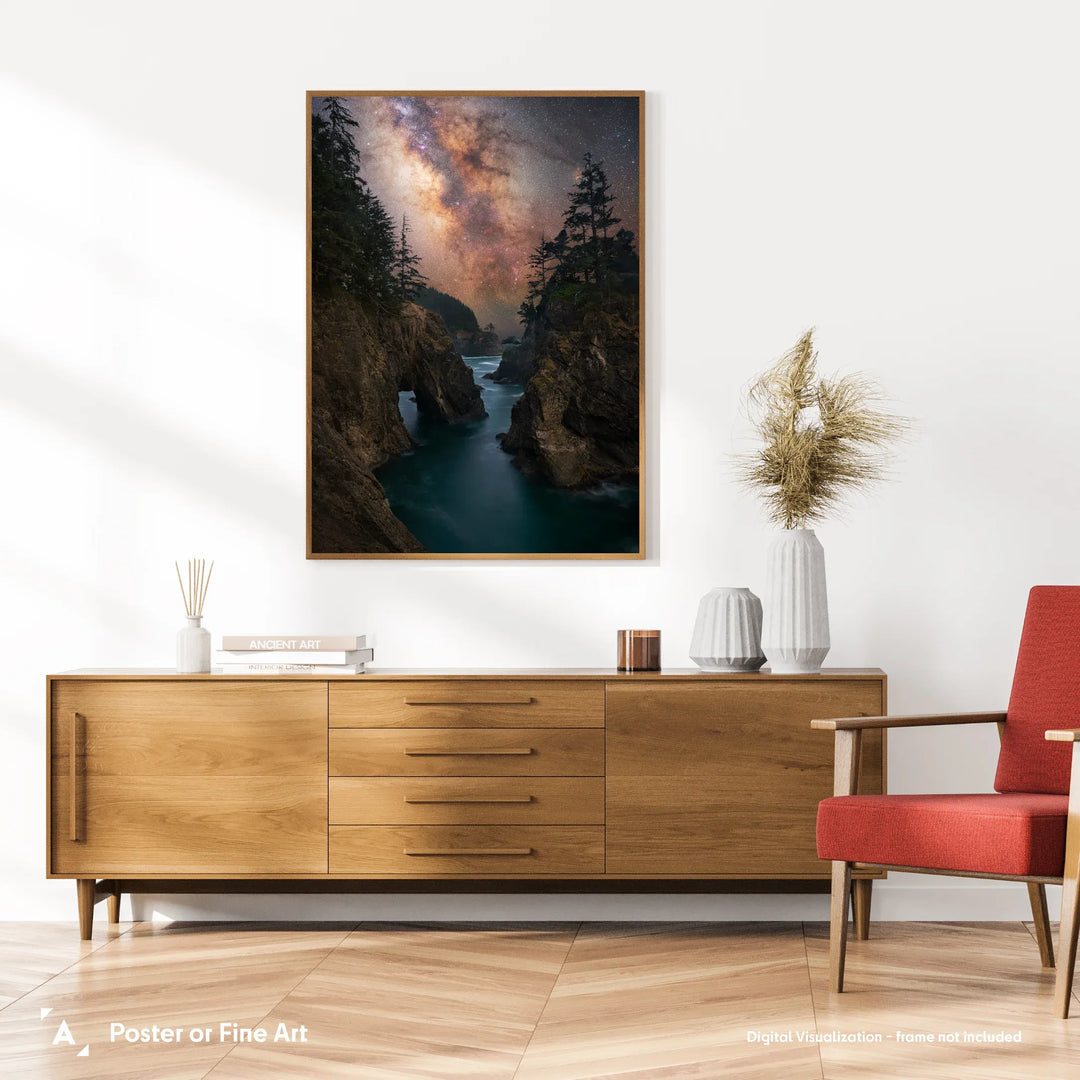 Marcin Zajac: Milky Way on the Oregon Coast Poster