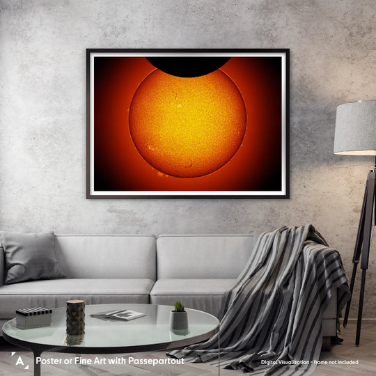 Lukasz Sujka: Partial Solar Eclipse Poster