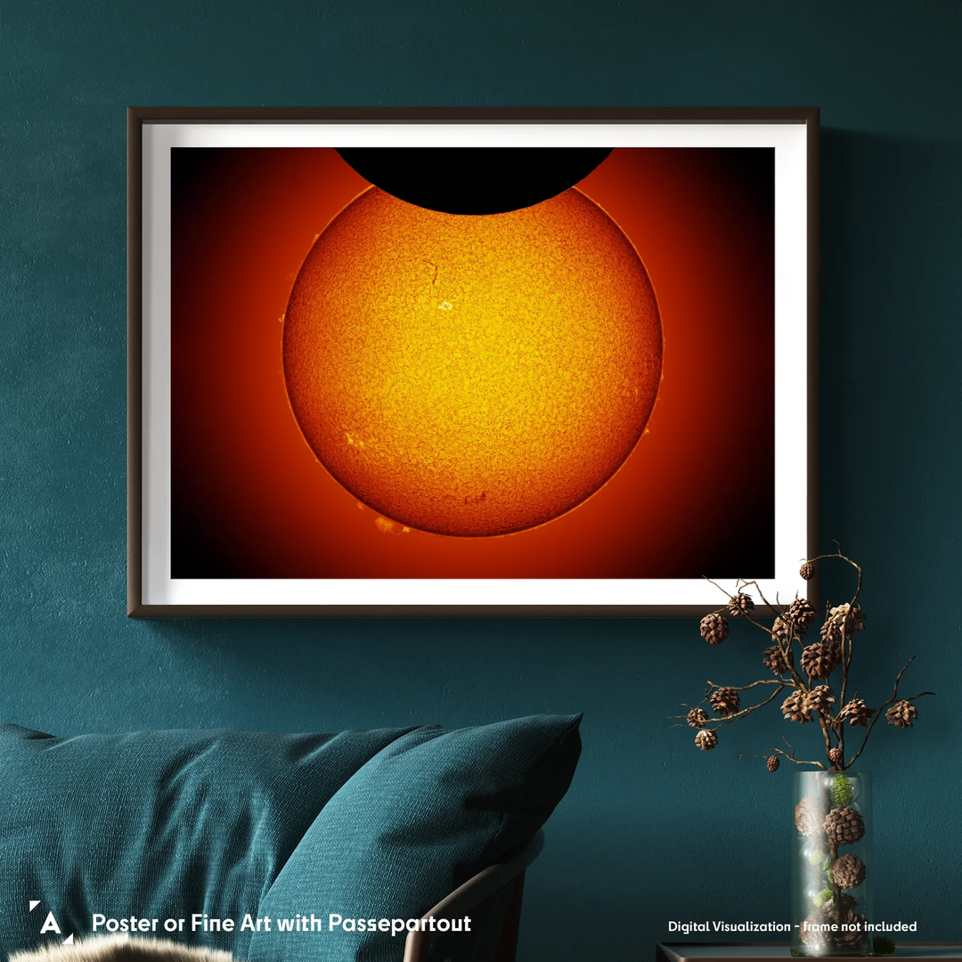 Lukasz Sujka: Partial Solar Eclipse Poster