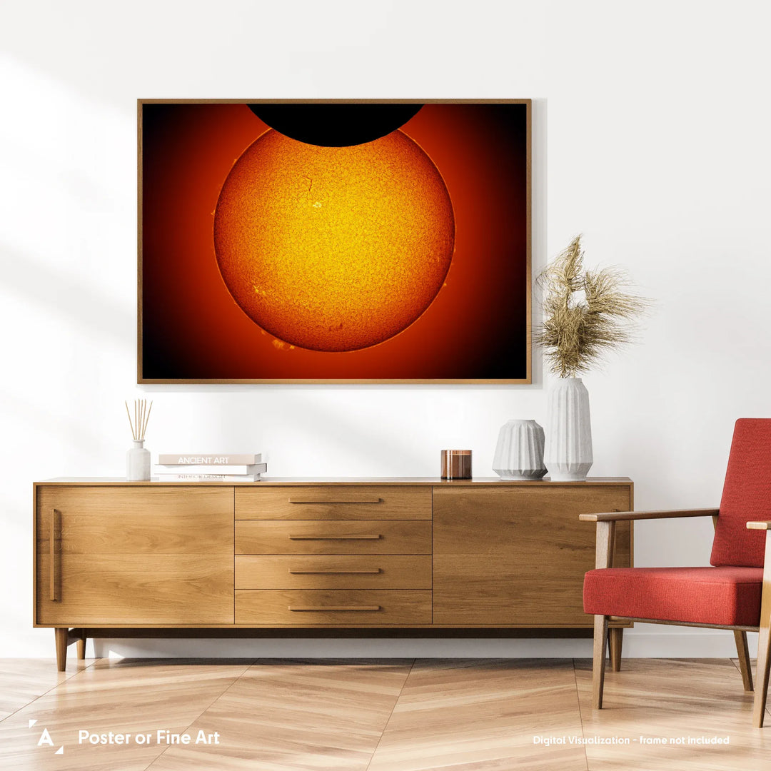 Lukasz Sujka: Partial Solar Eclipse Poster