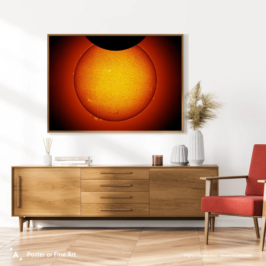 Lukasz Sujka: Partial Solar Eclipse Poster