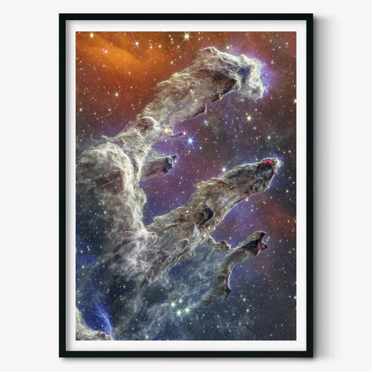 Pillars of Creation Poster (NIRCam and MIRI)
