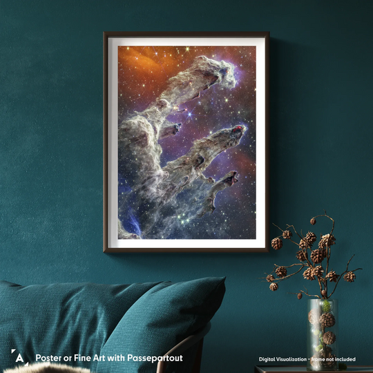 Pillars of Creation Poster (NIRCam and MIRI)