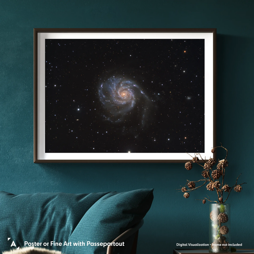 Bogdan Jarzyna: Pinwheel Galaxy (M 101) Poster