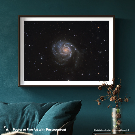 Bogdan Jarzyna: Pinwheel Galaxy (M 101) Poster