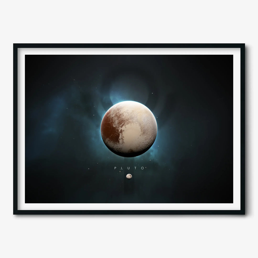 A Portrait of the Solar System: Pluto Poster