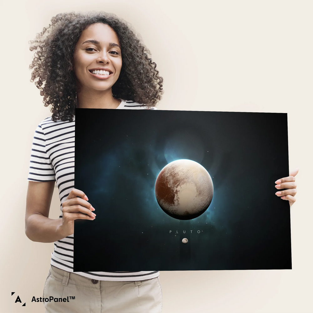 A Portrait of the Solar System: Pluto Poster