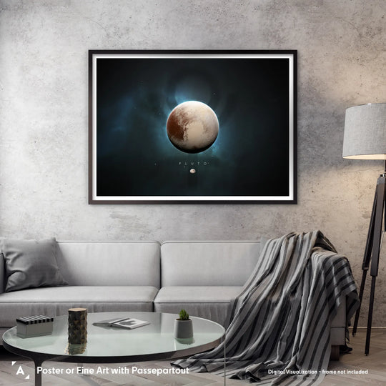 A Portrait of the Solar System: Pluto Poster